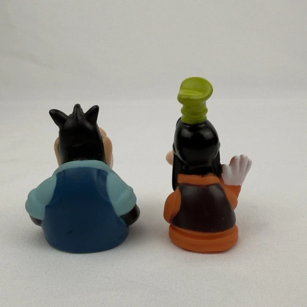 Disney Finger Puppets Lot Mickey Minnie Goofy Pluto Pete PVC Cake Toppers